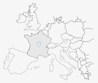 Europe Map Outline Transparent, HD Png Download, Transparent PNG