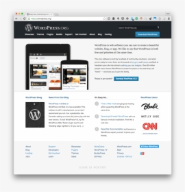 The Wordpress Project Homepage - Go To Website Call To Action, HD Png Download, Transparent PNG