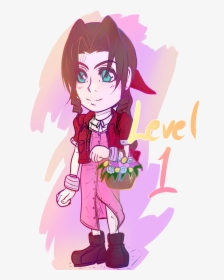 Aerith Level 1 - Cartoon, HD Png Download, Transparent PNG