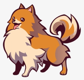Cartoon Pomeranian Dog Drawing, HD Png Download , Transparent Png Image -  PNGitem