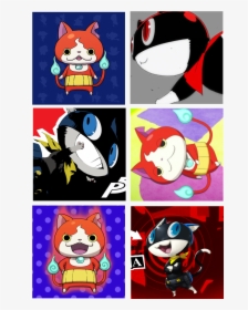 Morgana X Jibanyan submitted By @johnnythemic - Cartoon, HD Png Download, Transparent PNG