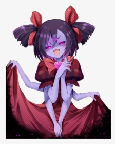 A Very Kawaii Muffet Sticker - Spider Girl Face Anime, HD Png Download, Transparent PNG