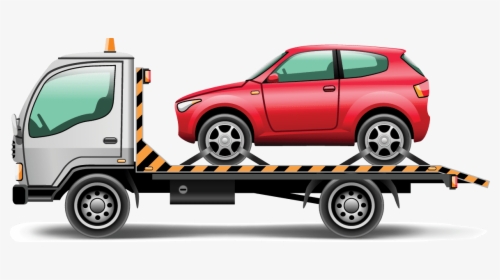 Car Wreckers New Zealand, Towing Wreck Car For Cash - Towing Vector, HD Png Download, Transparent PNG