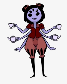 Muffet Render - Spider Girl From Undertale, HD Png Download, Transparent PNG