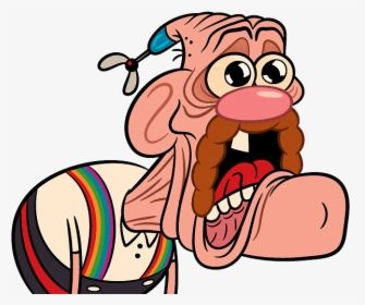 Gus Pizza Steve Belly Bag Beary Nice Facial Expression - Uncle Grandpa Sad, HD Png Download, Transparent PNG