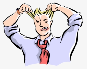 frustrated clip art