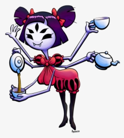 Muffet - Cartoon, HD Png Download, Transparent PNG