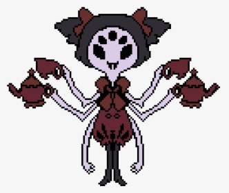 Muffet Colored Hd Sprite, HD Png Download, Transparent PNG
