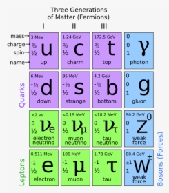Elementary Particles, HD Png Download, Transparent PNG