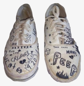 Peep Grunge Edgy Lilpeep Aesthetic Freetoedit - Lil Peep White Shoes, HD Png Download, Transparent PNG