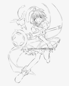 Cardcaptor Sakura Lineart By Kntfan010, HD Png Download, Transparent PNG