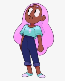 Connie Garnet Pearl Stevonnie Clothing Pink Facial - Steven Universe Connie Pink Hair, HD Png Download, Transparent PNG