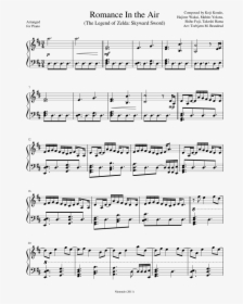 Romance In The Air Sheet Music, HD Png Download, Transparent PNG