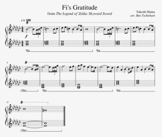 Fi's Gratitude Sheet Music, HD Png Download, Transparent PNG