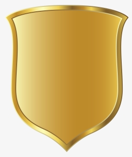 Sheriff Badge Clipart Free - Gold Shield Logo Png, Transparent Png, Transparent PNG