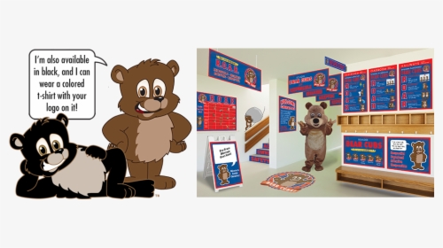 Bear Cub Mascot - Wolf Mascot For Elementary School, HD Png Download, Transparent PNG