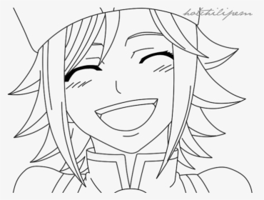 Fairy Tail Juvia Coloring Page - Juvia Fairy Tail Drawing, HD Png Download, Transparent PNG