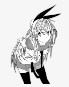 “ Transparent Chitoge ” - Chitoge Black And White, HD Png Download, Transparent PNG