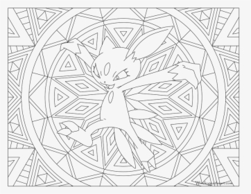 Ditto Pokemon Coloring Page, HD Png Download, Transparent PNG