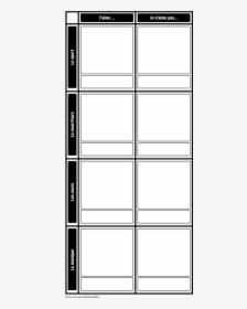 8 Square Blank Chart, HD Png Download, Transparent PNG