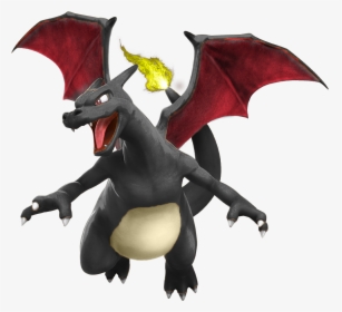 Pokemon Charizard Negro 3d, HD Png Download, Transparent PNG