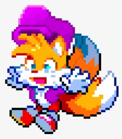 Tails The Fox Pixel Art, HD Png Download, Transparent PNG