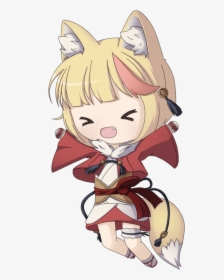 Chibi Anime Character Jumping, HD Png Download, Transparent PNG