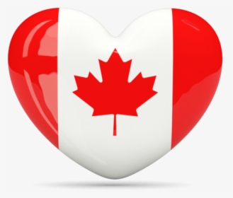 Canada Flag Heart Png, Transparent Png, Transparent PNG