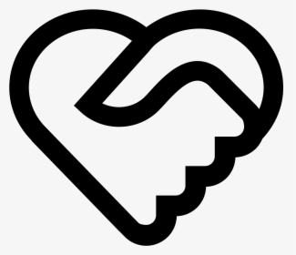 Image Result For Heart Icon - Handshake Heart Icon, HD Png Download, Transparent PNG