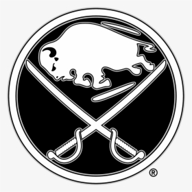 Sabres Logo Png - Buffalo Sabres Logo Black And White, Transparent Png, Transparent PNG