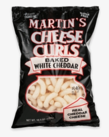 Martins White Cheddar Cheese Curls, HD Png Download, Transparent PNG