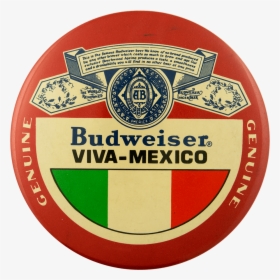 Budweiser Viva Mexico Beer Busy Beaver Button Museum - Emblem, HD Png Download, Transparent PNG