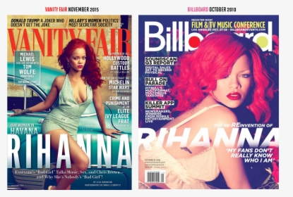 Vf Billboard Rihanna - Headline In A Magazine, HD Png Download, Transparent PNG