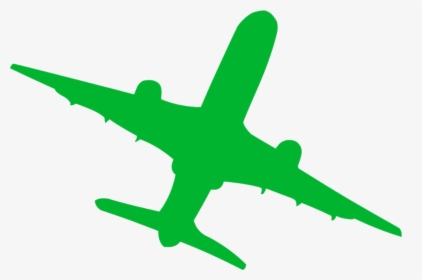 Clipart Plane Commercial Airplane - Plane Logo Green Png, Transparent Png, Transparent PNG