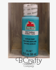 20247 Caribbean Apple Barrel Craft Paint - Bottle, HD Png Download, Transparent PNG