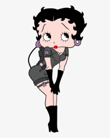 Betty Boop As A Ghostbuster V - Betty Boop Winking, HD Png Download, Transparent PNG