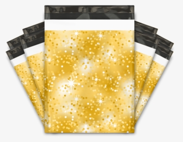 Gold Confetti Designer Poly Mailers Shipping Envelopes - Envelope, HD Png Download, Transparent PNG