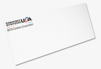Transparent White Envelope Png - Comfort Systems Usa, Inc., Png Download, Transparent PNG