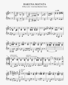 La La Land Piano Sheet, Hd Png Download - We Are Number One Piano Sheet Music, Transparent Png, Transparent PNG