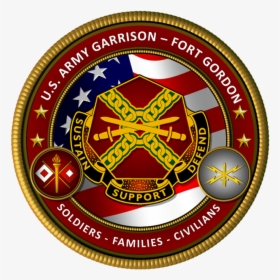 Usag-fg Seal - Fort Gordon Garrison Logo, HD Png Download, Transparent PNG
