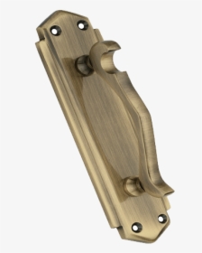 Brass Plate Handle - Wood, HD Png Download, Transparent PNG