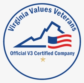 V3 Seal Only First Award - Virginia Values Veterans Logo, HD Png Download, Transparent PNG