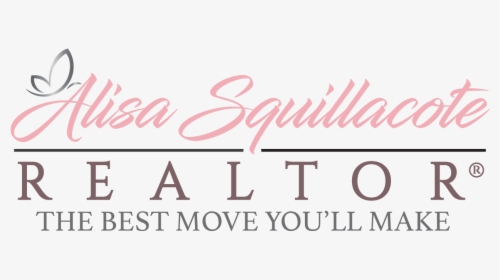 Alisa Squillacote, Realtor Logo - Calligraphy, HD Png Download, Transparent PNG