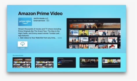 Prime Video Apple Tv 4k, HD Png Download, Transparent PNG