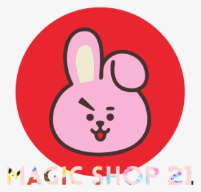 Pinkish Tough Bunny Cooky Face, HD Png Download, Transparent PNG