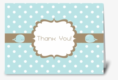 Thank You Baby Shower Card Greeting Card - Wedding Shape, HD Png Download, Transparent PNG