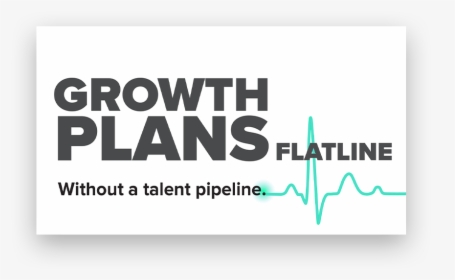 Growth Plans Flatline Without A Talent Pipeline - Graphic Design, HD Png Download, Transparent PNG
