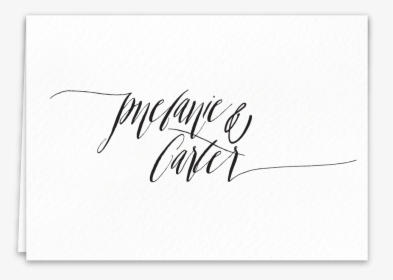 Thank You Card Delicate Wreath Suite - Calligraphy, HD Png Download, Transparent PNG