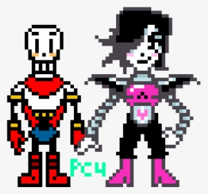 I Wanted To Make A Little Pixel Art Of Papyton Just - Piskel Mettaton Sprite, HD Png Download, Transparent PNG