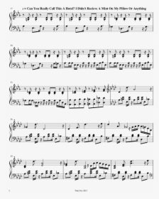 Piano Megalovania Sheet Music, HD Png Download, Transparent PNG